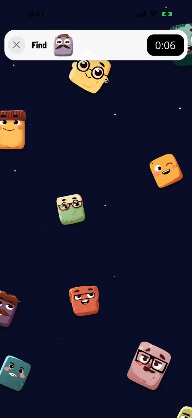 Screenshot of Starry Zoooooop: Oopsies are lost in space